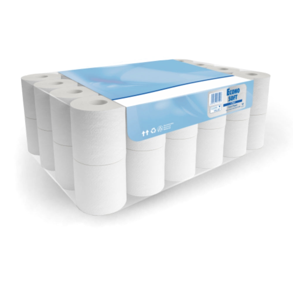 Prime Toilet Paper Econo Soft Unwrapped 1-Ply 48 Rolls