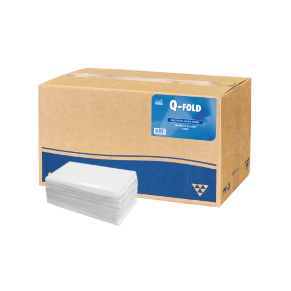 Prime Q-Fold Hand Towels 2400pcs