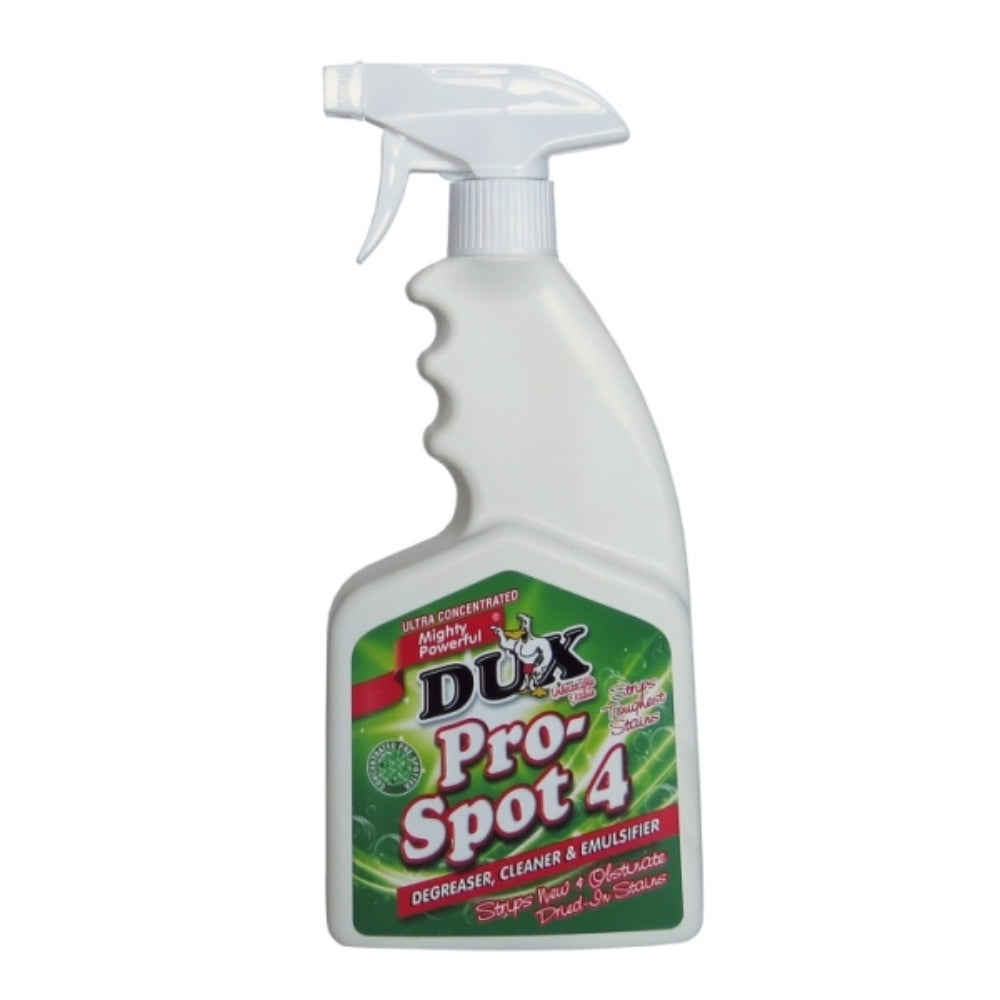 DUX Pro-Spot 4 Degreaser Cleaner & Emulsifier 12x500ml | 5L | 4x5L
