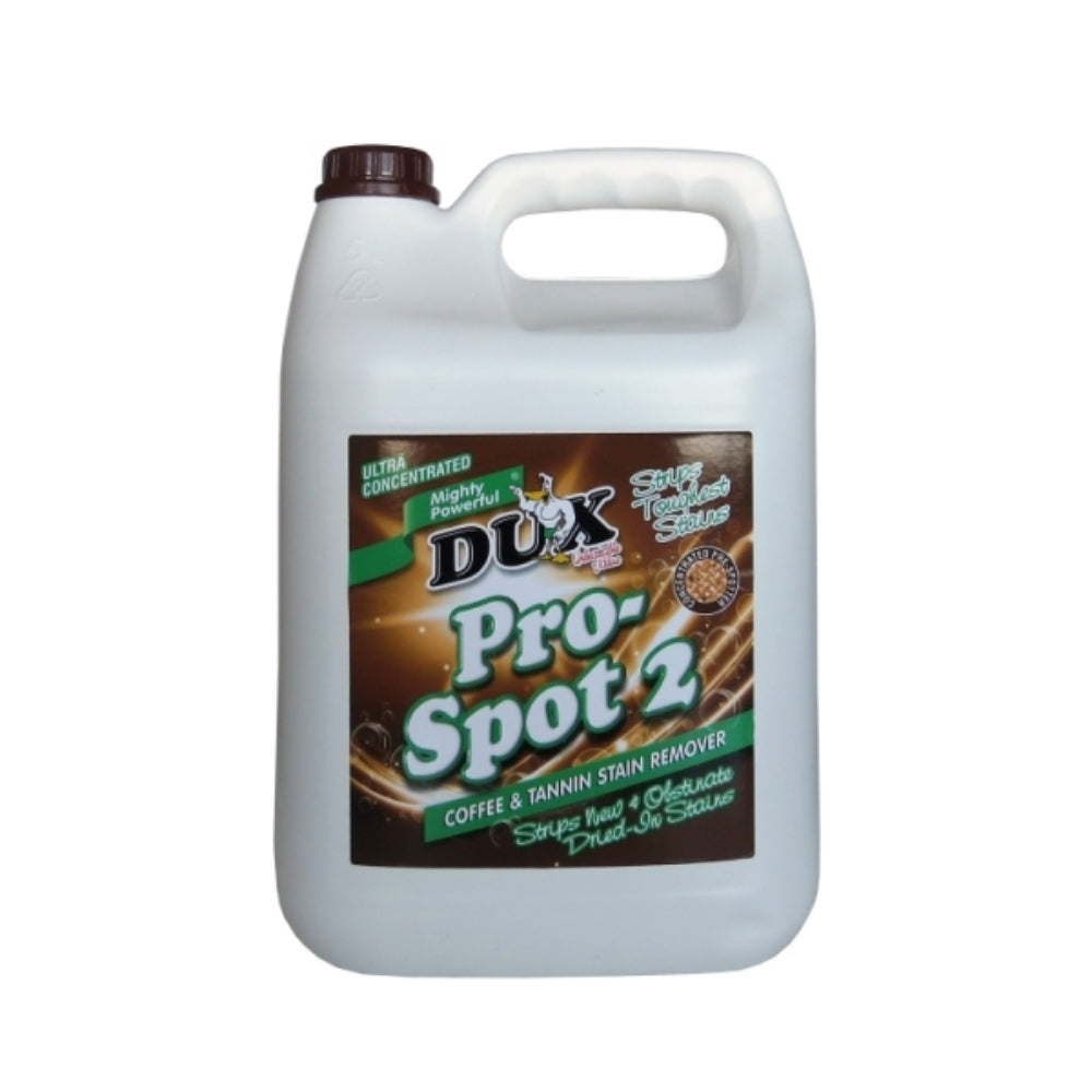 DUX Pro-Spot 2 Coffee & Tannin Stain Remover 12x500ml | 5L | 4x5L